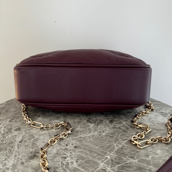 Maison Margiela Glam Slam Box Crossbody/Shoulder/Clutch in Bordeaux - Picture 9 of 13